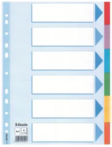 Esselte MULTIPERFORATED prázdný blok A4 mix barev 160g 6k (100192)