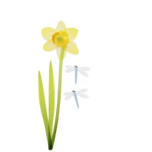 Nálepka (samolepka) Titanum Craft-Fun Series narcisy, vážky (XQ-63)