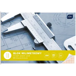 Interdruk milimetrový blok A4 80g 20k (BLMIA4)