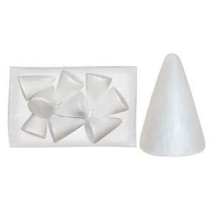 Titanová polystyrenová ozdoba Craft-Fun Series cones (005)