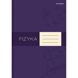 Notebook TOP-2000 s fyzikální tematikou A5 80k. 70g kontrola 150 mm x 210 mm (400160623)