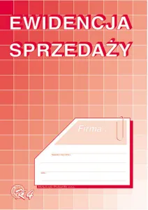 Ofsetový tisk Michalczyk i Prokop Ewidencja sprzedaży A5 32k. (K-4)