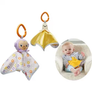 Měkká hračka Fisher Price chrastítko kukuku (GFC26)