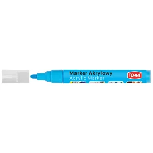 Akrylový světle modrý popisovač Tom's specialist, světle modrý 2,5mm kulatý hrot (TO-402)