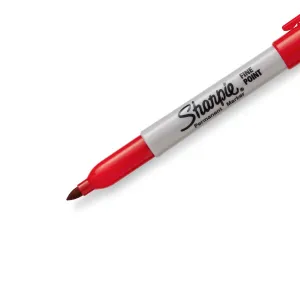 Permanentní popisovač Paper Mate, červený kulatý hrot