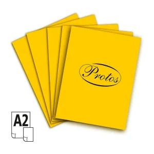 Protos list A2 žlutý 20k 430mm x 610mm