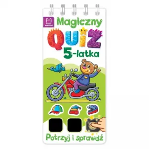 Aksjomat vzdělávací brožura Kouzelný kvíz pro pětileté děti. Potřete a zkontrolujte!