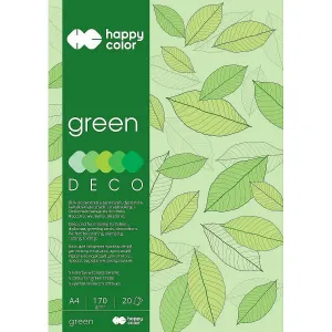Barevný sešit Happy Color Deco Green A4 170g 20k 210mm x 297mm (HA 3717 2030-052)