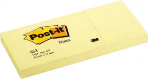 Žluté samolepicí bločky Post-It 300k 38 mm x 51 mm
