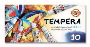 Koh-I-Noor temperová barva: mix 16 ml 10 barev.