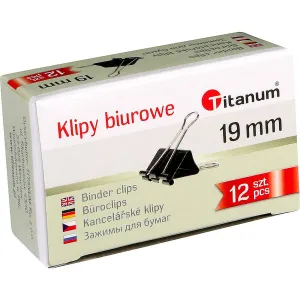 Titanová spona černá 19 mm (BC19)