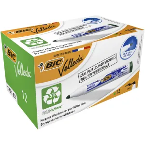 Popisovač Bic Velleda Ecolutions 1701, zelený, 1,5 mm, zkosený hrot (904940)