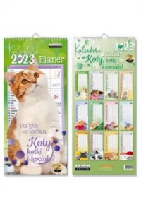 Nástěnný kalendář Kukart planner KOTY 450mm x 210mm (KALP)