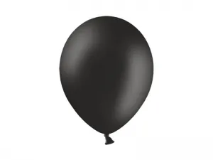 Partydeco gumový balónek černý 270mm 12cal (12P-025)