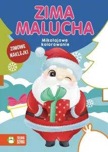 Vzdělávací brožura Zielona Sowa Zima malucha. Santa Claus omalovánky