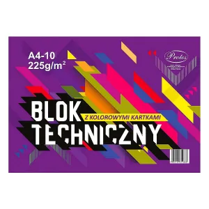 Protos technický blok A4 barevný 225g 10k
