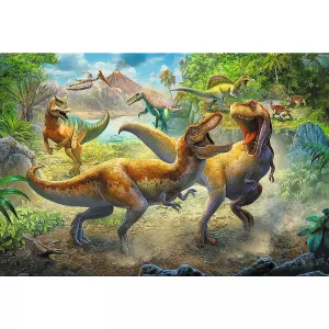 Trefl bojuje s tyranosaury puzzle 160 el. (15360)