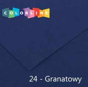 Canson Colorline 24 tmavě modrá 150g 10k 500 mm x 650 mm (200041400)