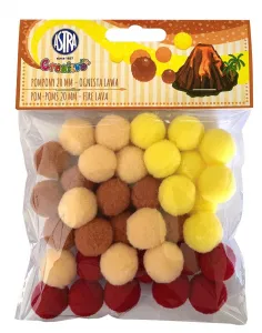 Creatinio ohnivá láva mix pompony (335121023)