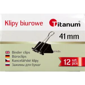 Titanová spona černá 41 mm (BC41)