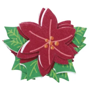 Titanum Craft-Fun Series plstěné poinsettia samolepka (20621)