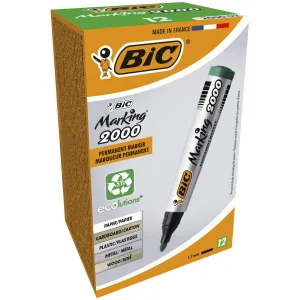 Permanentní popisovač Bic Marking 2000, zelený 1,5mm kulatý hrot (8209123)
