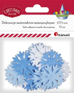 Látkový ornament Titanum Craft-Fun Series Snowflakes (MTCR-BY390)