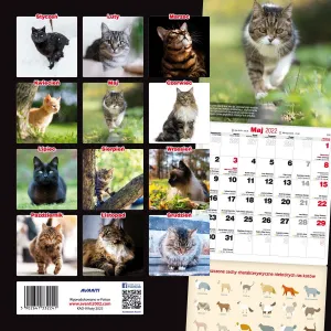 Vícepanelový nástěnný kalendář Avanti 300 mm x 300 mm (KAD-9)