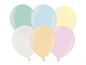 Partydeco perleťový gumový balónek 100 ks mix 9cal (10M-000P)