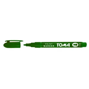 Olejový popisovač Toma, zelený 1,5mm kulatý hrot