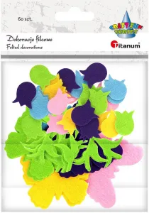 Titanum Craft-Fun Series plstěné ozdoby tulipány, motýli (5031)