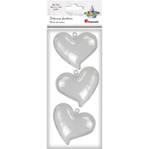 Titanum Craft-Fun Series akrylový ornament srdce 65x58mm