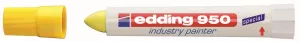 Speciální popisovač Edding 950, žlutý, kulatý hrot 10 mm
