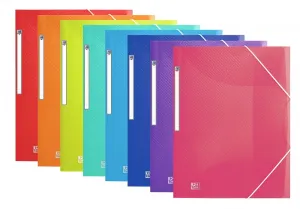 Plastový pořadač Oxford Urban A4 s gumou barva: mix 250 mm x 330 mm (400147020)
