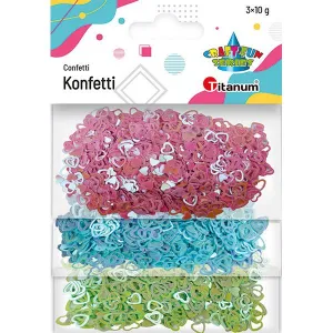 Série Titanum Craft-Fun srdíčkové konfety (111wc006)