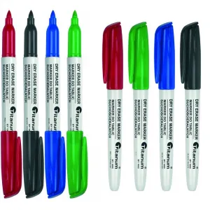 Sada suchých stíratelných fixů Titanum BY1002 4 barvy