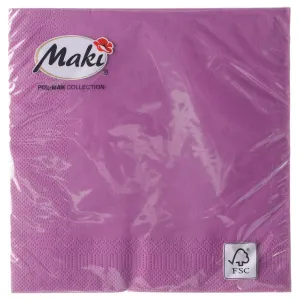 Ubrousky Pol-mak - fialové 330 mm x 330 mm (11)