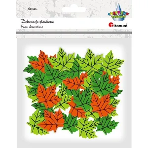 Titanum Craft-Fun Series pěnové ozdobné listy 60ks. (EB680)