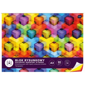 Kreslicí blok Interdruk A3 mix 80g 10k (BLRA3K10)