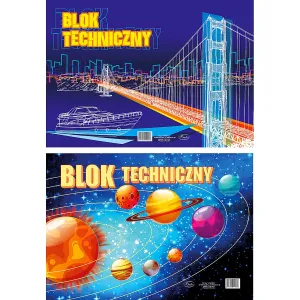 Technický blok Protos A3 bílý 10k