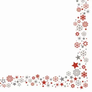 Ubrousky Pol-mak s hvězdičkou - mix 330 mm x 330 mm (Sd GW)