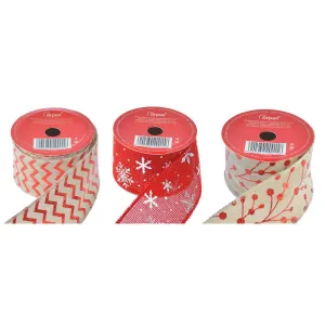 Vánoční dekorační stuha Arpex (BN0158)