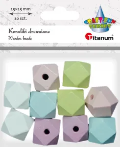 Dřevěné ozdobné korálky řady Titanum Craft-Fun (22TH401-2)