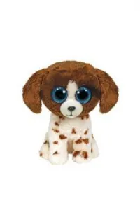 Ty Beanie Boos Muudles plyš - Hnědobílý pes 150mm (36249)