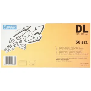 Obálka Bantex SK DL - bílá (400089388)