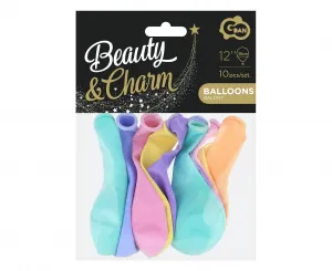 Godan Beauty&Charm gumový balónek pastelový mix 10ks mix 12cal (CB-1KMX)