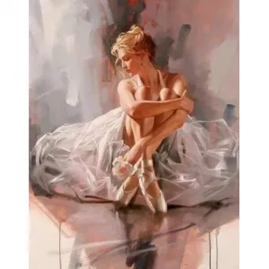 Norimpex kreativní sada Diamantová mozaika baletka 40x30cm (NO-1005274)