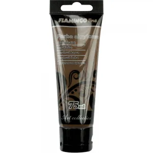 Akrylová barva Flamingo Line barva: hnědá 75ml (091)