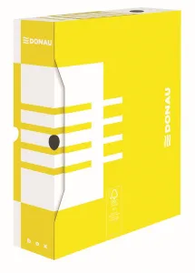 Kartotéka Donau A4 - žlutá 80 mm x 340 mm x 297 mm (660301FSC-11)