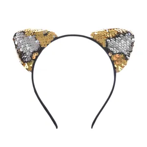 Čelenka Arpex Disco cat s oboustrannými flitry. (SR2657)